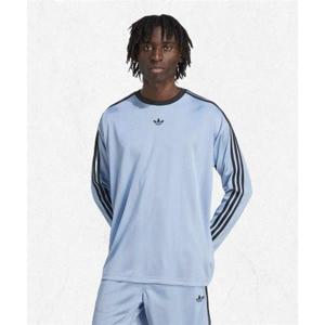 아디다스 ADIDAS 자카드 롱 슬리브 저지 - 애쉬블루 블랙 JX1517 2449859