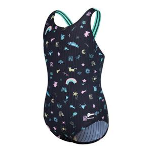 [레노마수영복]여아 드로잉 프린트 X백 원피스 수영복 GF2F802