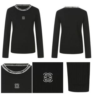 [벤제프][벤제프골프] 여성 골조직 라운드티 BR1MWTS503BK