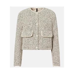 몽클레어 Dauphine 다운 패널 트위드 재킷 P01127359