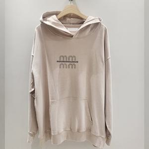 남자 MM 오버핏 피그먼트 후드 티셔츠 BT-TSA-Q007-연베이지