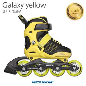 파워슬라이드 갤럭시 옐로우 아동용 인라인 스케이트