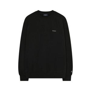 커버낫 스몰 로고 기모 맨투맨 블랙 CO2503CR04BK 342082