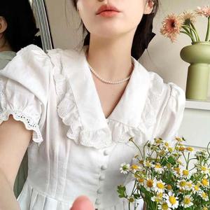 AMA 925실버 0004 아크릴진주목걸이