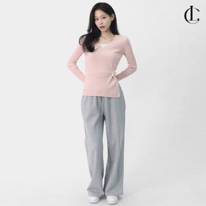 엘케이트 여자 겨울 데일리 S~2XL 뱃살커버 코르셋 특양면 와이드 트레이닝 팬츠 LOLTP005