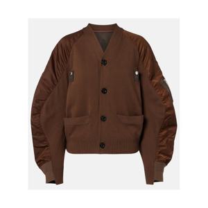 사카이 코튼 블렌드 트윌 카디건 P01134347