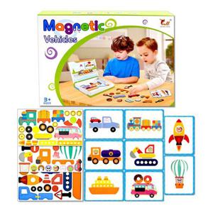 [블루마토]탈것 자동차 자석 퍼즐 놀이