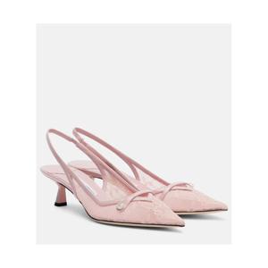 지미추 Amita 45 레이스 슬링백 펌프스 P01125206