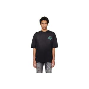 아미리 티셔츠 블랙 샤토 크레스트 오버사이즈 티셔츠 261886M213085