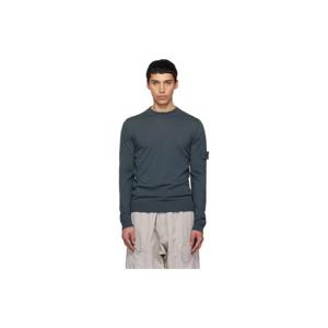 스톤아일랜드 티셔츠 블루 5100071 라이트 퓨어 RWS 울 스웨터 261828M201017