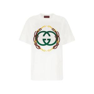 구찌 반팔 티셔츠 837959XJHMY 9081 Bianco