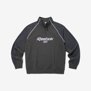 [리복]프리미어 반집업 맨투맨 - 차콜 RETS5FM23G2