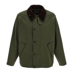 바버 코듀로이 칼라 트랜스포터 왁스 패브릭 재킷 MCA0931MCA S