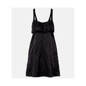 끌로에 러플 새틴 미니드레스 P01130721