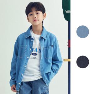 탑텐키즈 MKF1WC1211 남아 에코 데님 셔츠