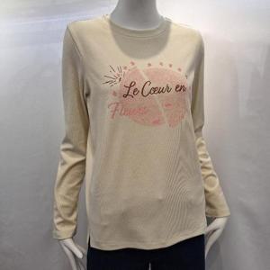 올리비아하슬러 HC04 기모 소재로 원포인트 티셔츠 OHFSTS001