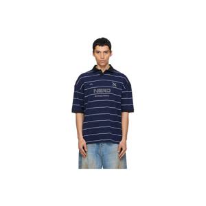 베트멍 폴로셔츠 네이비 너드 풋볼 폴로 셔츠 261669M212001