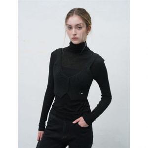 제너럴아이디어 소프트 울 터틀넥 티셔츠 [BLACK] WBE4L01520 383513