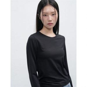 제너럴아이디어 히트젯 라운드넥 티셔츠 [BLCAK] WBE4L01515 383690