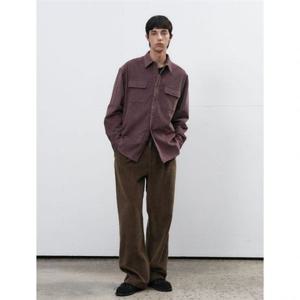 제너럴아이디어 MAN 루즈핏 코듀로이 셔츠 [PURPLE] SBE3M03005 383630
