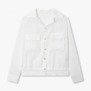 보브  (7156260005) 아웃포켓 시어 블라우스