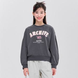 [오션스카이]여아 볼륨 소매 절개 맨투맨 티셔츠-FAJG5156B09