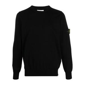 스톤아일랜드 코튼 니트 디태처블 배지 스웨트셔츠 L1S15510005