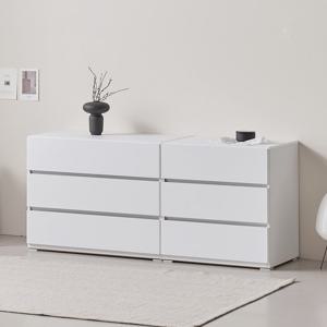 마리메종 세이디 600 3단+800 3단 속깊은 서랍장세트_착불