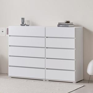 마리메종 세이디 600 5단+800 5단 속깊은 서랍장세트_착불