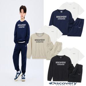 디스커버리키즈DKAZ11061키즈 우븐 맨투맨+팬츠+반팔티 3SET