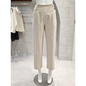 페이지플린  (F6APT003B) 뒷 밴딩 면 스판 일자 팬츠