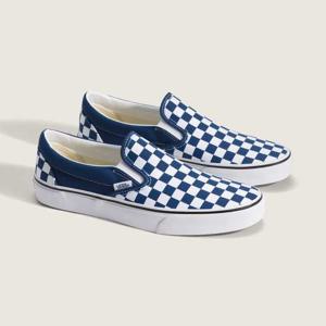 [반스] 클래식 슬립온 컬러 띠어리 체커보드 블루 VN000DAHFOB