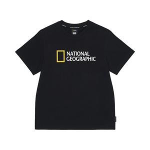[내셔널지오그래픽키즈][온라인전용] K262UTS901 빅로고 반팔 티셔츠 CARBON BLACK
