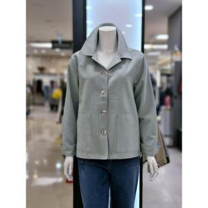 화이트호스 세이브존05 여성 간절기 셔츠형 카라 단추 자켓 A261103