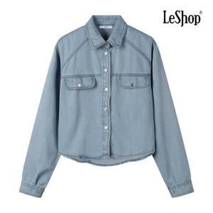 르샵  스티치 데님 스프링 셔츠 (BQ3BL003A)