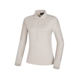 [와이드앵글] 여성 CO 변형 버튼 폴로 티 WWP24273E2