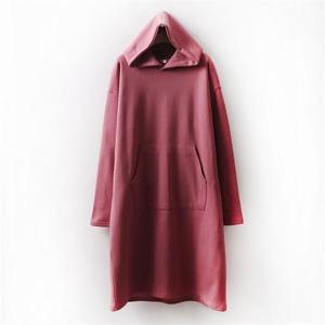 [강물처럼]아이우먼 포켓기모후드원피스 WW7071M011 빅사이즈 (6