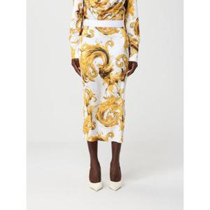 베르사체 롱 스커트 80HAE806NS820 G03 White