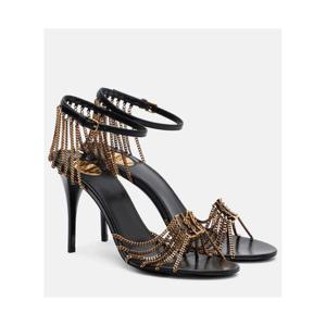 생로랑 Babylone 90 레더 샌들 P01160712