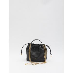 끌로에 드로우스트링 러치 가죽 체인 크로스백 CH26SP126R12 00