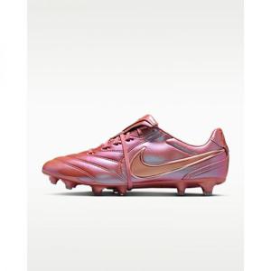 나이키 티엠포 리게라 프로 LE 천연 잔디 로우 탑 클리트 축구화 - 메탈릭 레드 브론즈메탈릭 로즈 골드 IO9607-960 312292