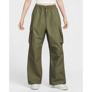 나이키 스포츠웨어 여성 미드라이즈 오버사이즈 우븐 카고 팬츠 - 미디엄 올리브세일 HV1967-222 273528