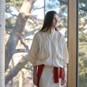 플라스틱아일랜드  (PS2TZ361) 하이넥 셔링 점퍼