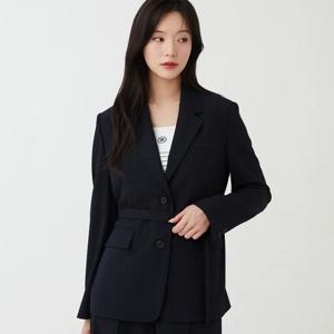 플라스틱아일랜드  (PS2WJ363) 옵션 벨트 오버핏 자켓