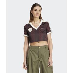 아디다스 레트로 스포츠 크리켓 인스파이어드 크롭 저지 - 브라운 KA4378 249218