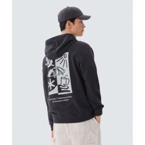 스노우피크 SNOWPEAK APPAREL 리버스 그래픽 후드 티셔츠 (S25SUFHD50) Dark Charcoal S25SUFHD50DC 337600