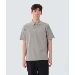 스노우피크 SNOWPEAK APPAREL 클래식 우븐 반팔 폴로 티셔츠 (S25MMTPS16) Fog Gray S25MMTPS16FG 337733