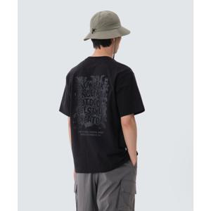 스노우피크 SNOWPEAK APPAREL 코튼 발포 레터링 반팔 티셔츠 (S25MMFTS58) Black S25MMFTS58BK 337781