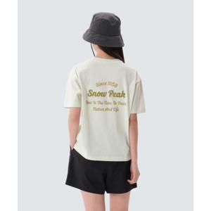 스노우피크 SNOWPEAK APPAREL 에어로쿨 여성 컬러 세미크롭 반팔 티셔츠 (S25MWFTS77) Lime Mint S25MWFTS77LM 337485