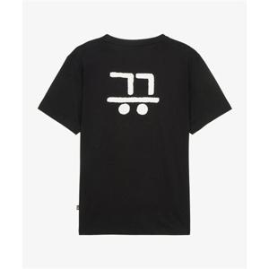 노스페이스 NT7UR60E 한글 반팔 티셔츠_JET BLACK 254664